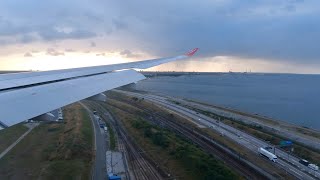 RARE Air Greenland A330-800 landing in Copenhagen from Kangerlussuaq