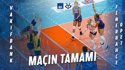 VakıfBank 3 - 2 Fenerbahçe Opet (Maçın Tamamı) | AXA Sigorta Kupa Voley Finali