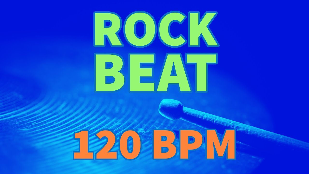 Rock Beat // 120 bpm // Free Practice Drum Beat YouTube
