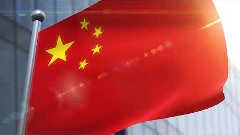 Waving flag of China Animation   Free HD Video Clips