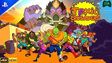 Toxic Crusaders - Full Demo Gameplay Walkthrough 4K 2160p 60FPS Ultra HD
