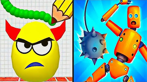Draw To Smash: Logic Puzzle vs Ragdoll Break: Brain Puzzle | Hard Levels | Satisfying ASMR Gameplay