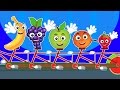 Fruits Finger Famille | Cartoon pour les enfants | vidéo éducatif | Fruits Finger Family