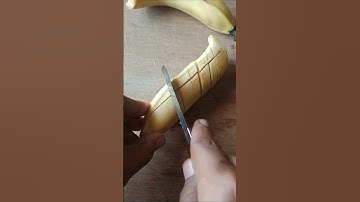 Perfect banana cutting tips #Technique Using the Best Tool! 🍈✨ #FruitCutting #banana