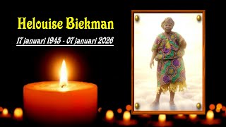 De Uitvaart van: Mevr. Helouise Biekman