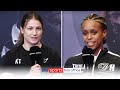 Katie Taylor & Tasha Jonas' final press conference before world title fight