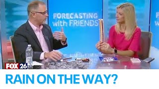 Tropical moisture could bring rain to Texas: Forecasting with Friends