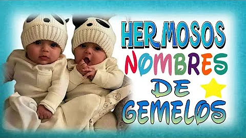 ¿Qué nombres de gemelos son bonitos?