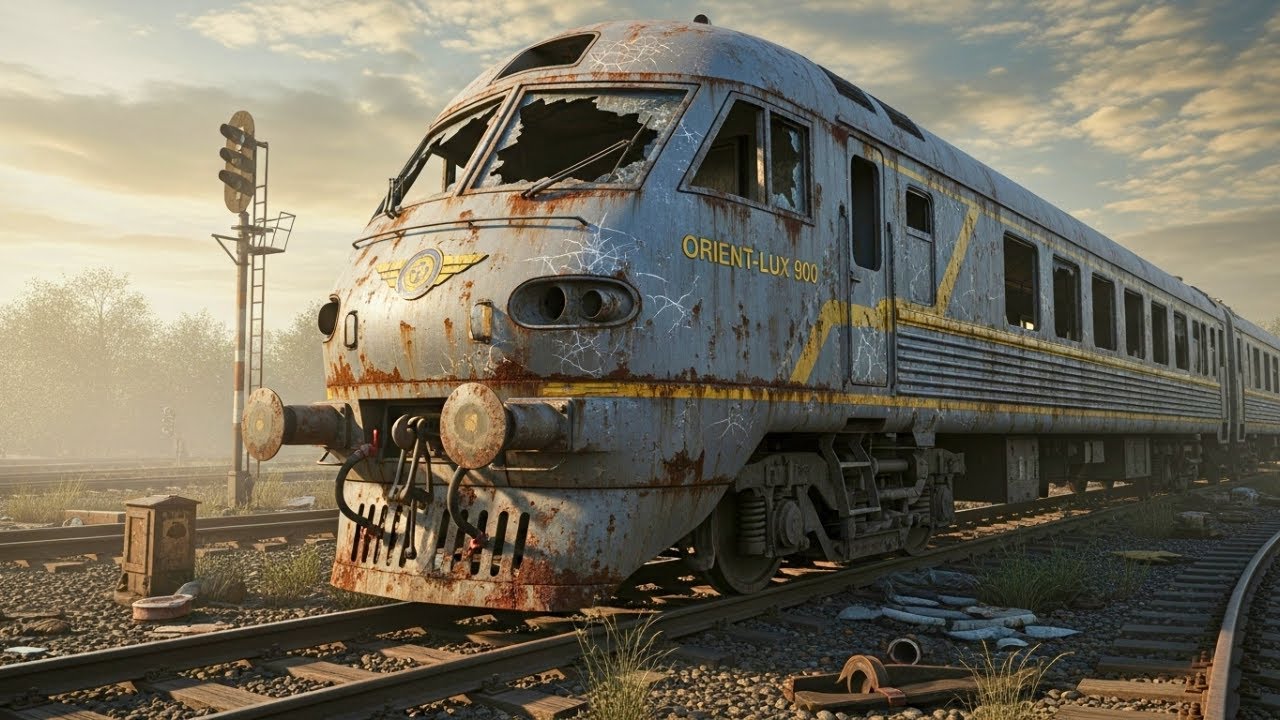 ASMR Car Restoration 🚆 Forgotten Luxury Train Rebuild | ORIENT-LUX 900 Resurrected From Ruins