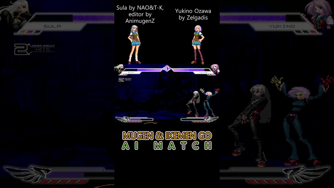 【MUGEN Ikemen GO】Sula vs Yukino Ozawa 