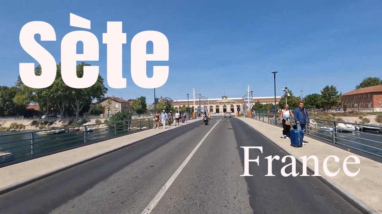 Sète 4K - Driving- French region