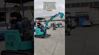 Model 18 mini excavator, simple, flexible and easy to operate. #digger #excavator