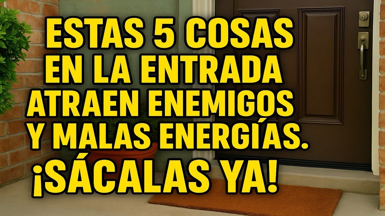 5 cosas en tu entrada que atraen enfermedad y pobreza. ¡Tíralas ya! Creencias populares.