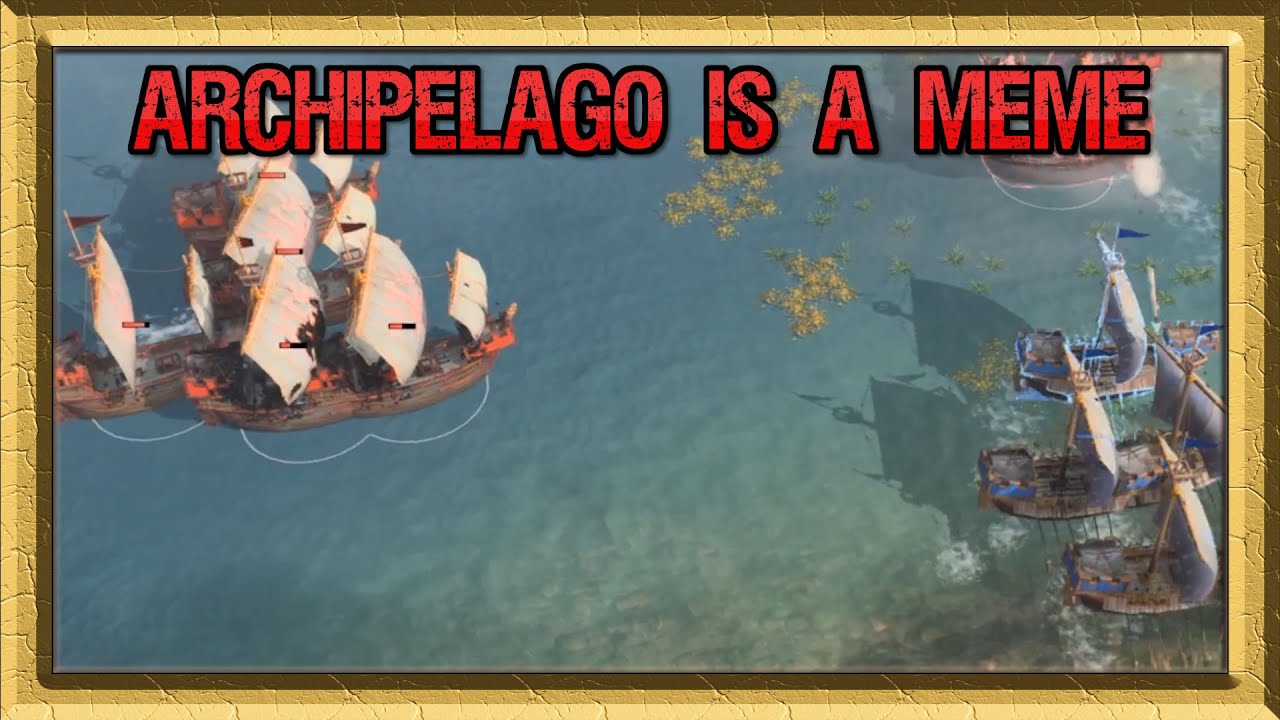Age of Empires 4: Top Players on Archipelago - Naval Combat