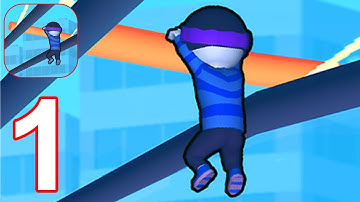 Roof Rails - Gameplay Walkthrough Part 1 Levels 1-10 (Android, iOS)