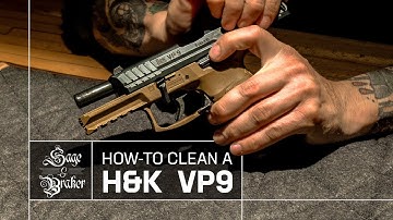 HK VP9 Handgun // How to Clean and Disassemble