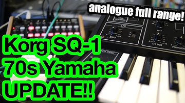 Yamaha CS series + Korg SQ-1 UPDATE! (finally bass notes)