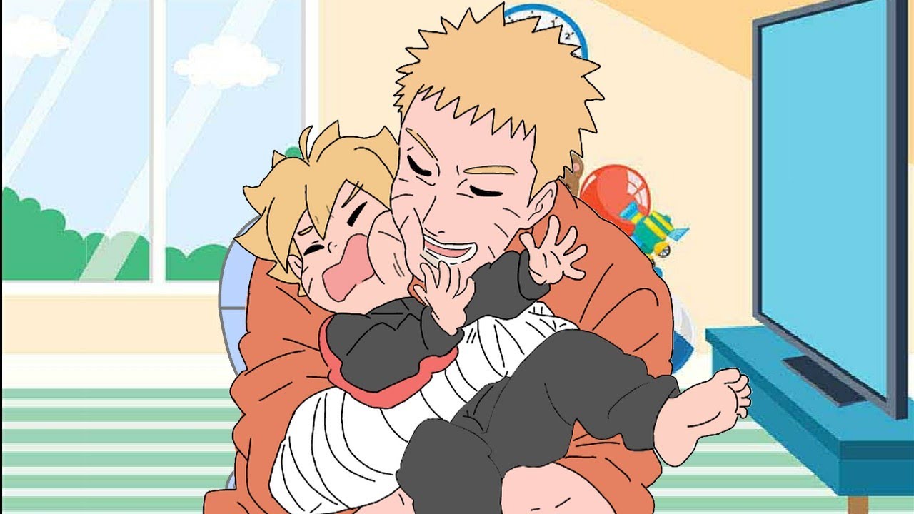 NaruHina Brasil - Boa tarde! Borutinho de berço hoje. 😚❤ E aniversário do  Boruto só me lembra essa arte lindíssima da Pierrot, de sua época como bebê  junto aos pais. Arte que