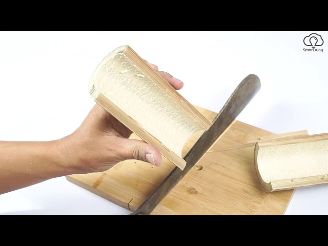 AMAZING DIY IDEAS WITH Bamboo DIY Crafts with Bamboo USEFUL LIFE HACKS class=