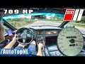 709hp audi s2 huge turbo on autobahn no speed limit by autotopnl