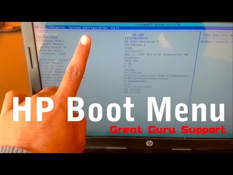 HP Boot Menu || How to HP Notebook 14 Boot USB Pen Drive || HP Core i3 8th Gen Boot Menu hqdefault