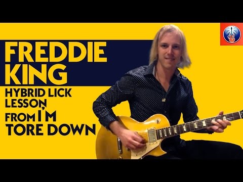 Freddie King Guitar Licks Lesson - Freddie King Hybrid Lick Lesson from I'm Tore Down