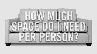Living Room Rules - Right Size Sofa  - How much space do I need per person? - Roger and Chris