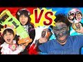 パパゾンビをナーフで倒す！ 対決　ゾンビストライク　リップチェーン　ビヨンドライバー　ミライドウォッチ　シノビ　クイズ　キカイ　バイキンマン
