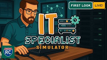 IT Specialist Simulator Early First Look Live! - Our IT Specialist Journey Begins!  Episode 1
