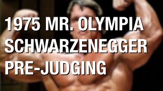 1975 Mr. Olympia | Arnold Schwarzenegger's Pre-Judging Posing Routine