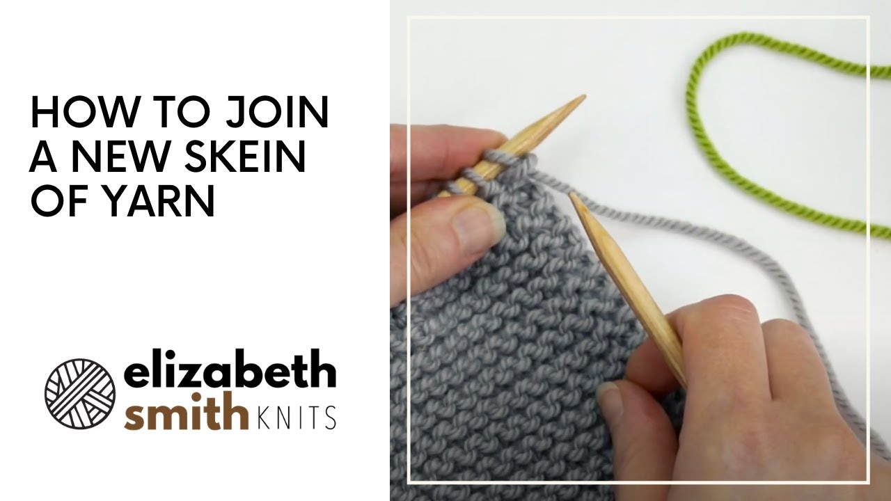 How to join a new skein of yarn (for beginners) - YouTube