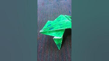 #jumping #frog #easy #origami #funnycraft #diyideas #newcraft