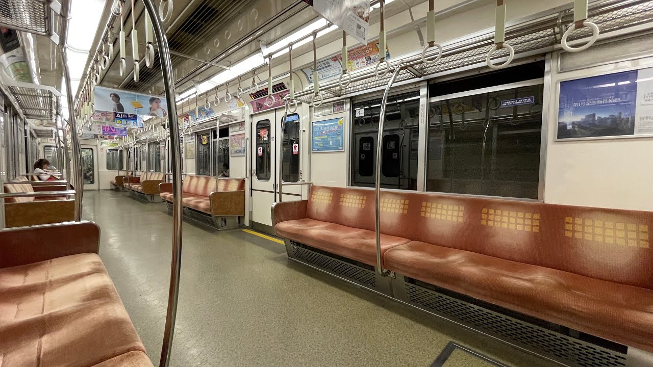 大阪メトロ千日前線の全区間(南巽駅〜野田阪神駅間)での車内での自動放送、行先表示などを25系第12編成(25612F)に乗車し観察してみた！
