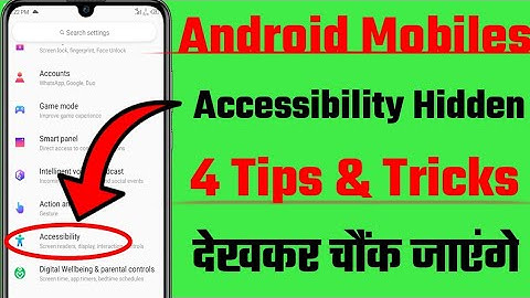 infinix hot 8 hot 9 s4 s5 lite Accessibility Hidden features// most hidden tips & tricks