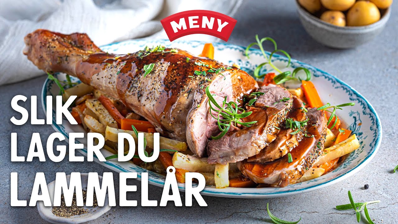 Slik lager du lammelår / lammestek