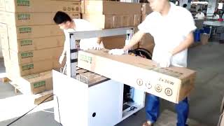 MH-101A automatic strapping machine with foot pedal
