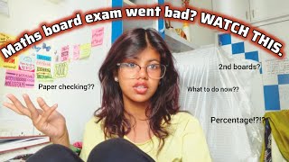 WATCH THIS if your maths board went bad 💔 | results and paper checking. 📝