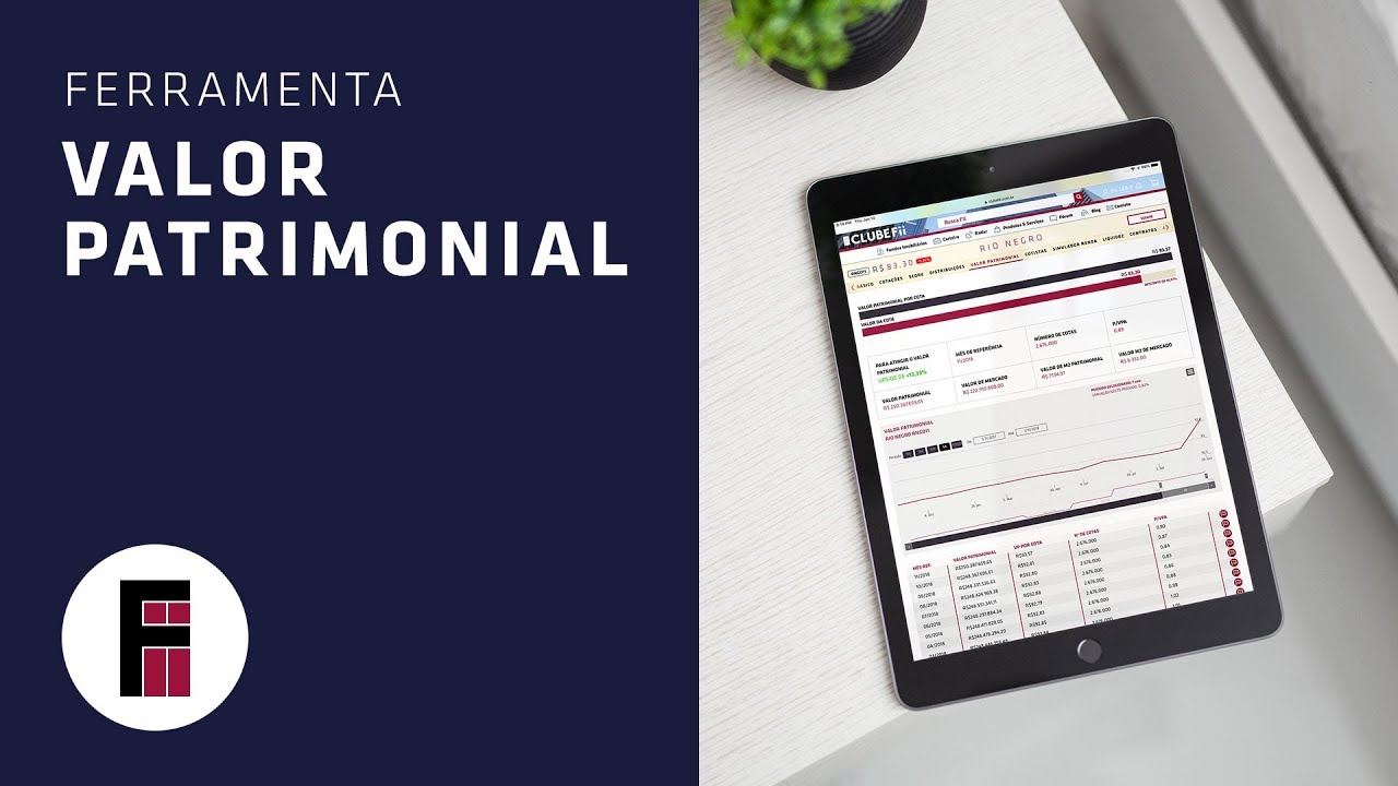 Ferramenta   Valor Patrimonial (Fundos Imobiliários)