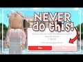 15 Things You Should NEVER Do in Bloxburg (Roblox)
