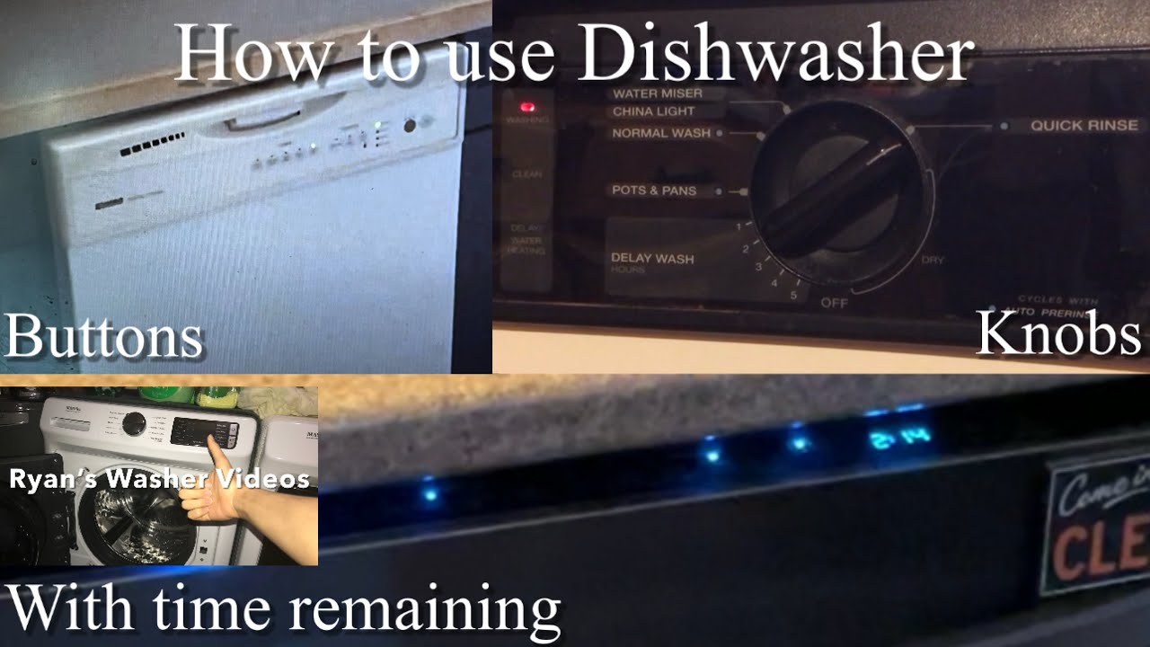 How to use a Dishwasher - YouTube