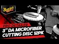 Meguiar's 3" DA Microfiber Cutting Disc – Microfiber Pad for Paint Correction – DMC3B, Pack of 12