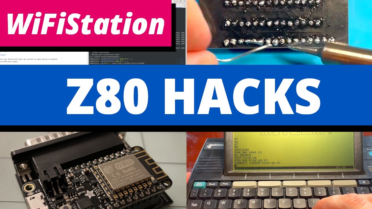 Adding WiFi to Z80 Portable Terminal from 1999 | Cidco MailStation DET1A | WiFiStation | Z80 HACKS