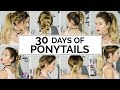 30 Days Of Ponytails!