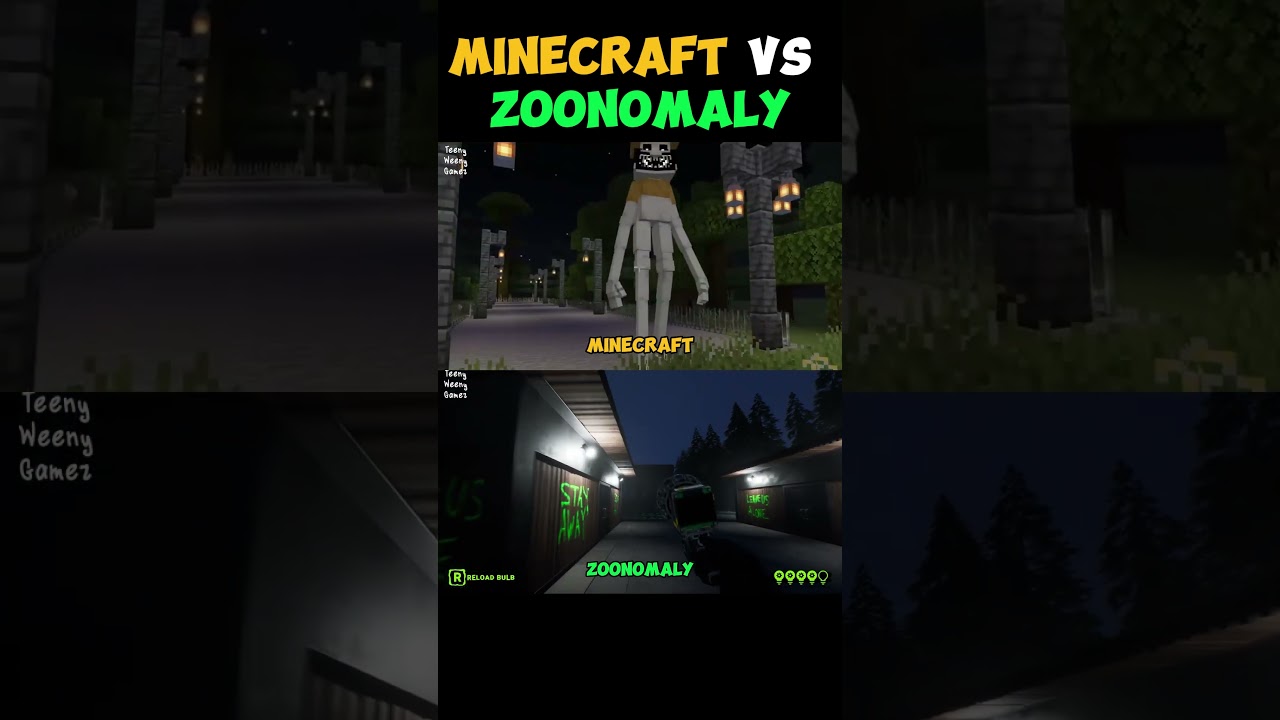ZOONOMALY VS MINECRAFT 