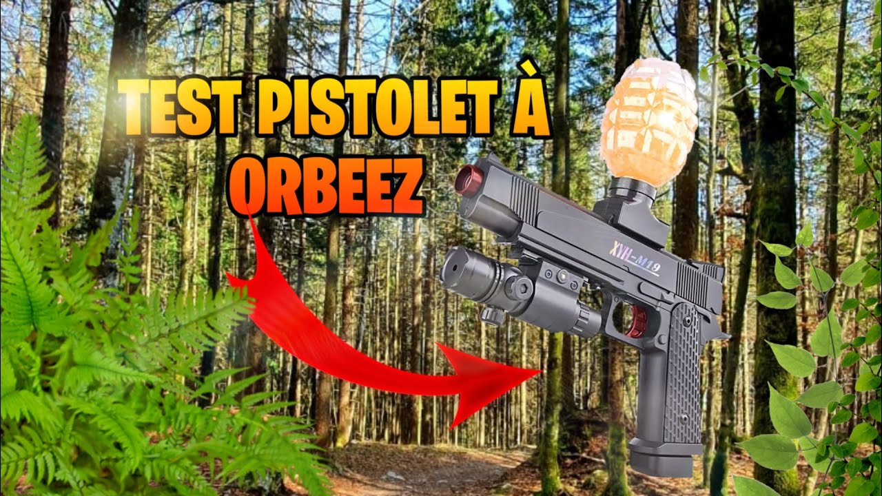 HORS SÉRIE - JE TESTE UN PISTOLET ORBEEZ (Watersoft M19) 💧 (Gel Blaster)  (Watersoft) [FR] 