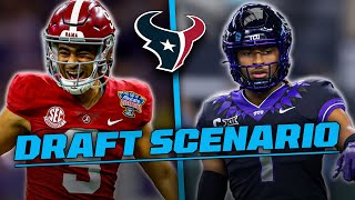 Houston Texans' Ideal Draft Scenario | PFF
