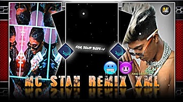 KOLAVERI × MC STAN REMIX XML 😈😎 || ATTITUDE XML || ALIGHT MOTION XML