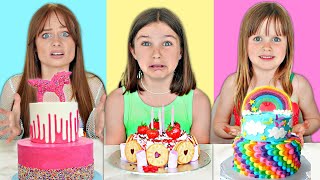 CAKE DECORATING CHALLENGE *Big Sister VS Little Sisters*