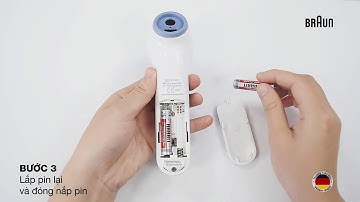 [HDSD nhiệt kế Braun BNT400WE] Cách chuyển đổi độ °C sang độ °F (và ngược lại)