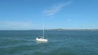 Boats entering Holyhead Harbour Anglesey Ynys Mon Wales UK Yachts